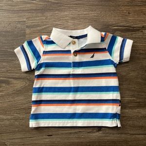 Nautica Striped Polo Shirt
